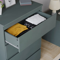 Denver 4 Drawer Chest, Jasper Green