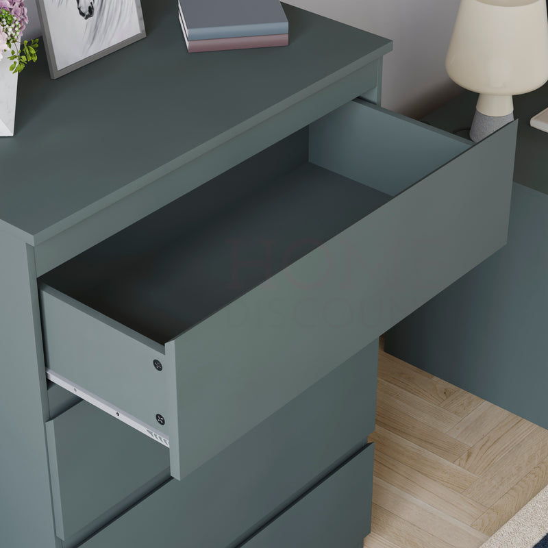 Denver 4 Drawer Chest, Jasper Green