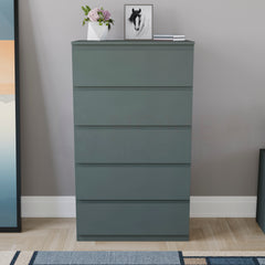 Denver 5 Drawer Chest, Jasper Green