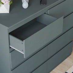 Denver 8 Drawer Chest, Jasper Green
