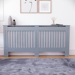 Chelsea Radiator Cover, Dark Grey, Extra Large
