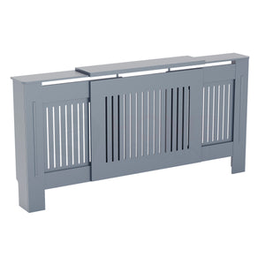 Chelsea Adjustable Radiator Cover, Dark Grey