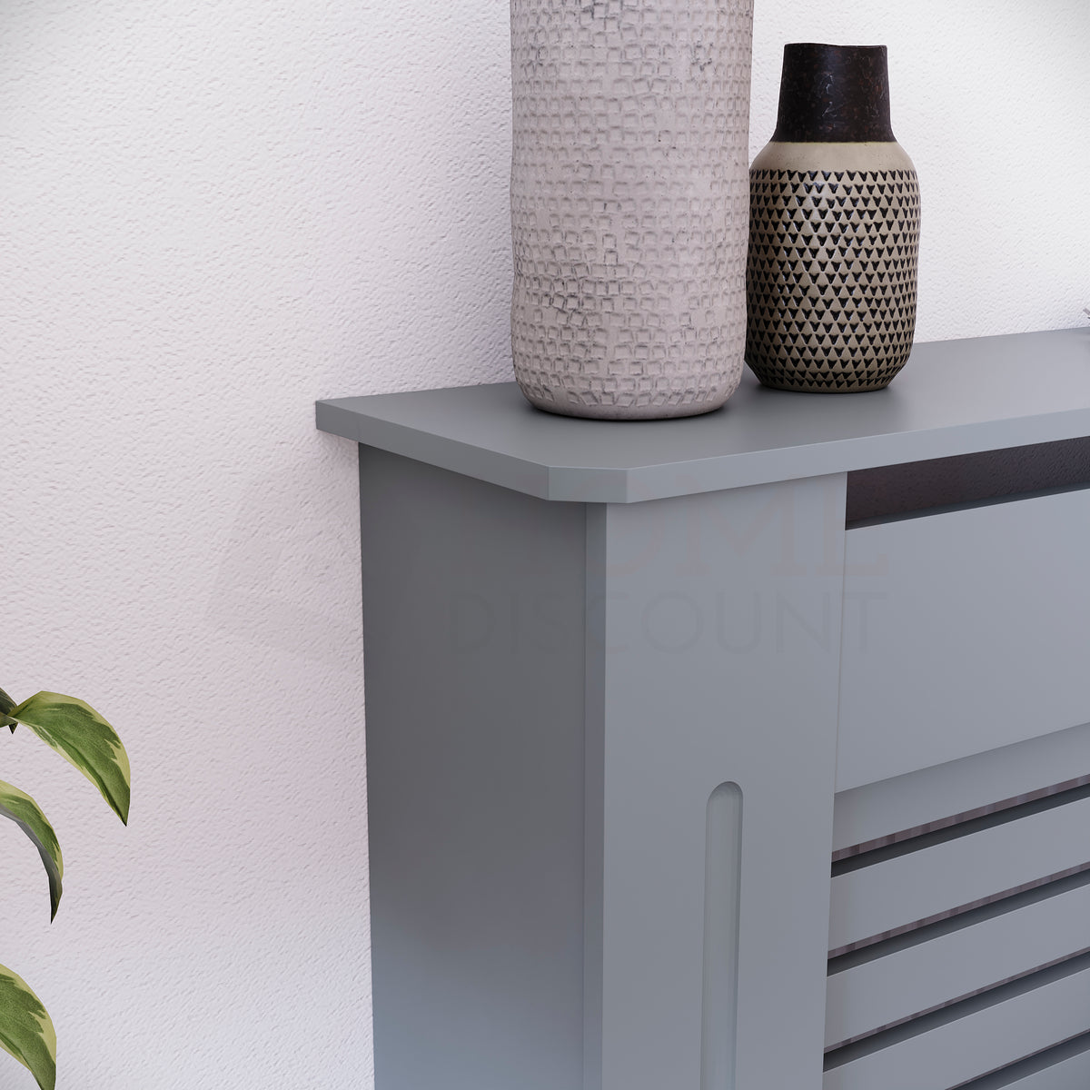 Milton Radiator Cover Dark Grey, Small