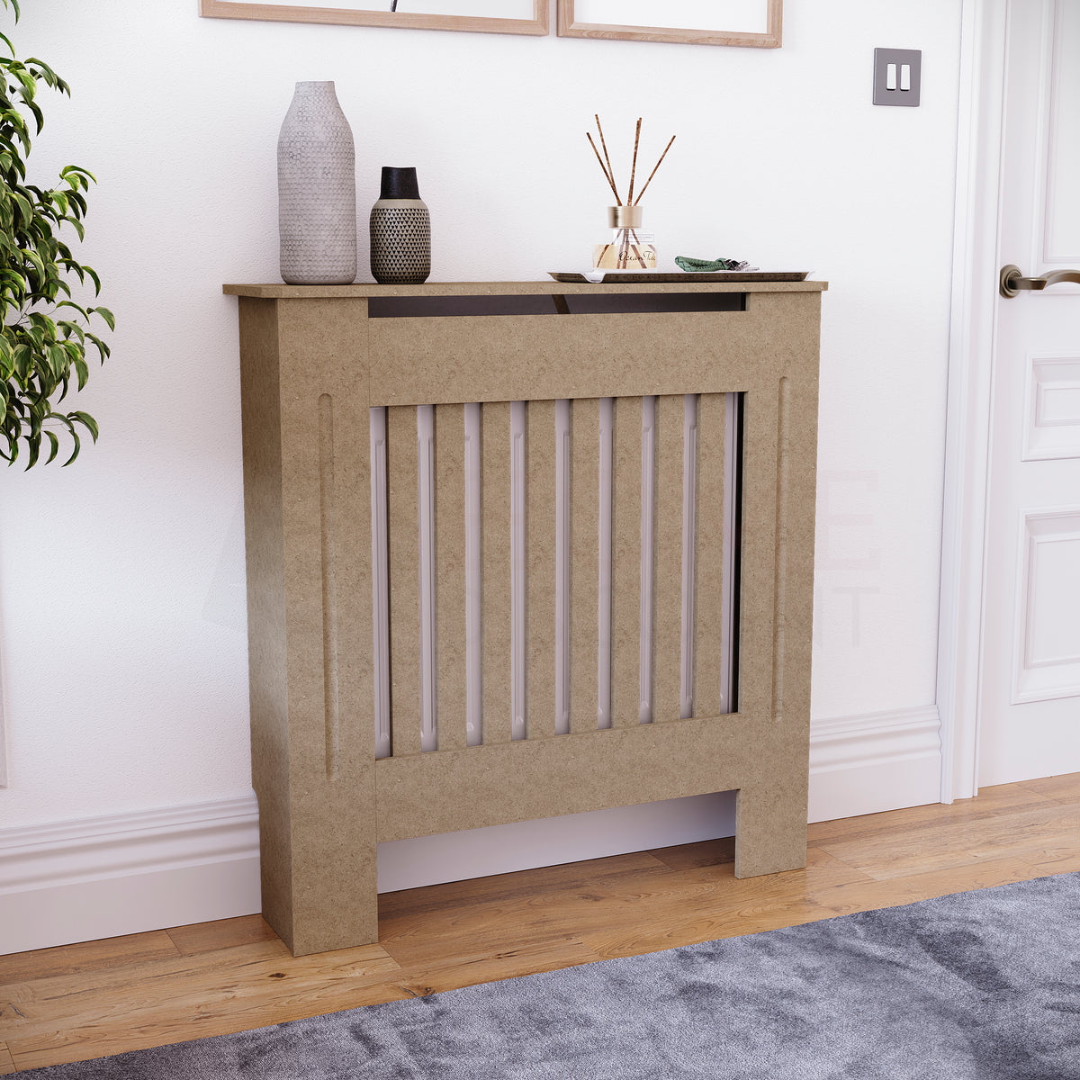 Chelsea Radiator Cover, Unfinished, Small