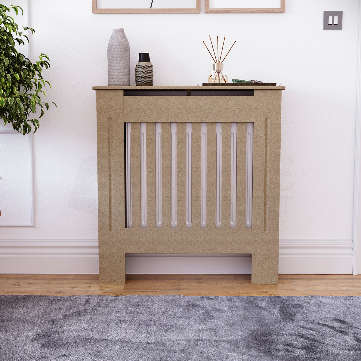 Chelsea Radiator Cover, Unfinished, Small