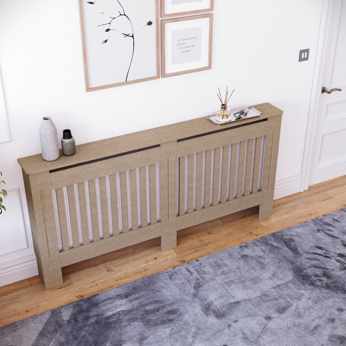 Chelsea Radiator Cover, Unfinished, Extra Large