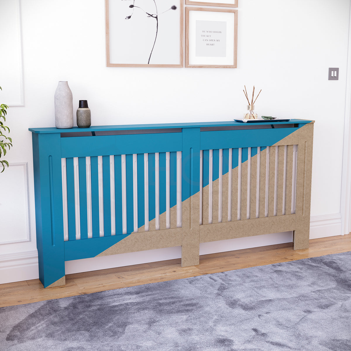 Chelsea Radiator Cover, Unfinished, Extra Large