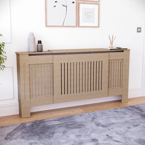 Chelsea Adjustable Radiator Cover, Unfinished