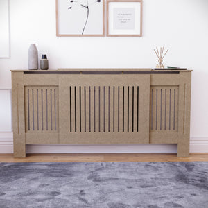 Chelsea Adjustable Radiator Cover, Unfinished
