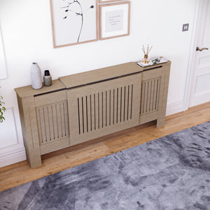 Chelsea Adjustable Radiator Cover, Unfinished