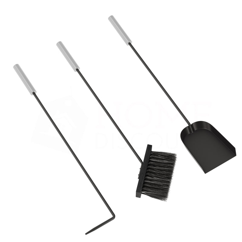 4-Piece Arc Companion Set - Black & Chrome