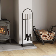 4-Piece Arc Companion Set - Black & Chrome