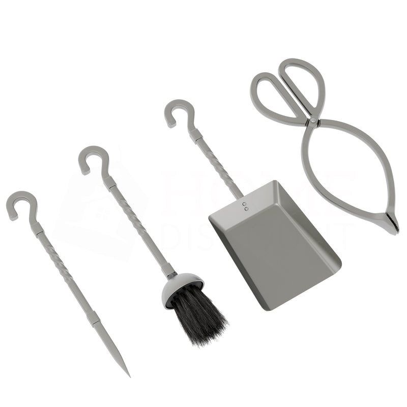 5-Piece Fleur De Lys Companion Set - Pewter