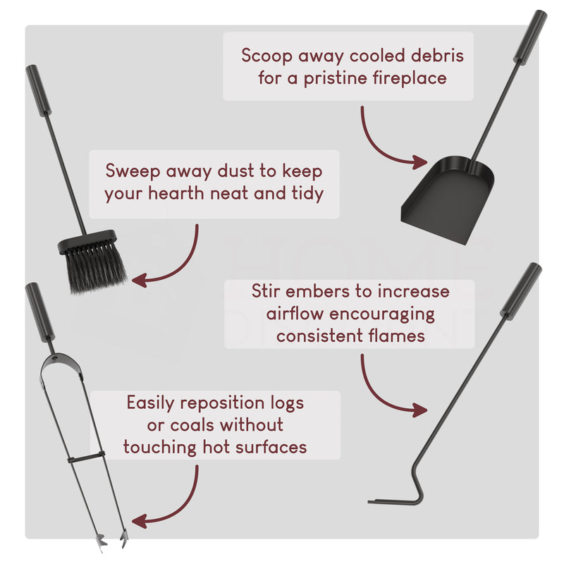 5-Piece Warwick Companion Set - Black