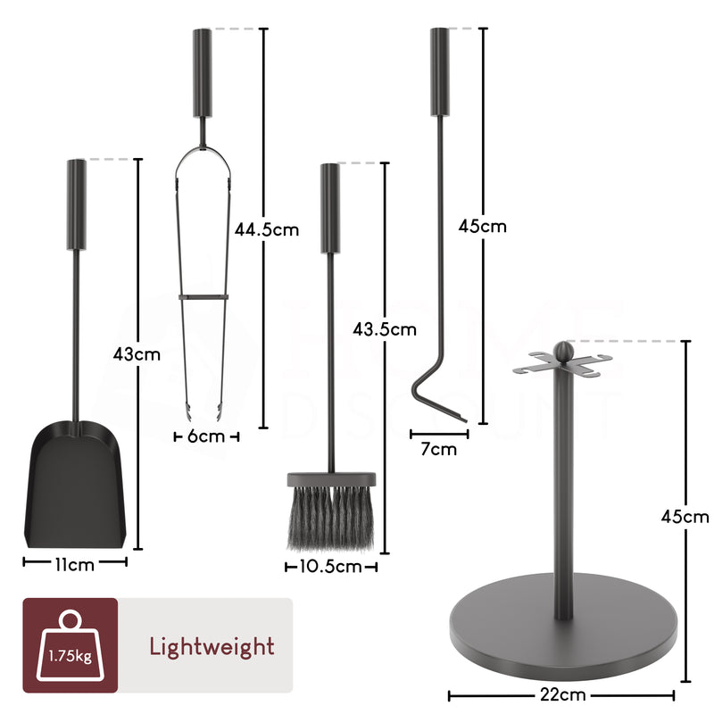 5-Piece Warwick Companion Set - Black