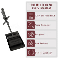 Hearth Shovel And Brush Set