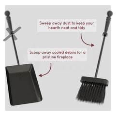 Hearth Shovel And Brush Set