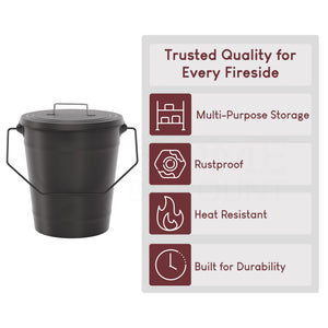 Ash Bucket - Black