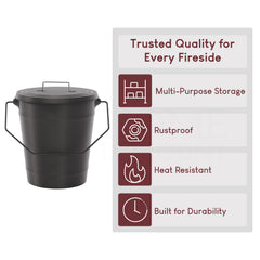 Ash Bucket - Black