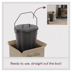 Ash Bucket - Black