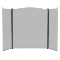Denton 3-Panel Fire Guard - Pewter