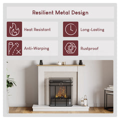 Octon Fire Guard - Black & Chrome Ring