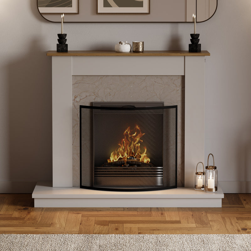 Buckton Fire Guard - Black