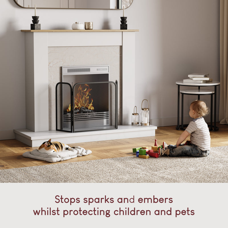 Roxby 3 - Panel Fire Guard - Black