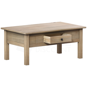 Panama 1-Drawer Coffee Table - Natural Oak