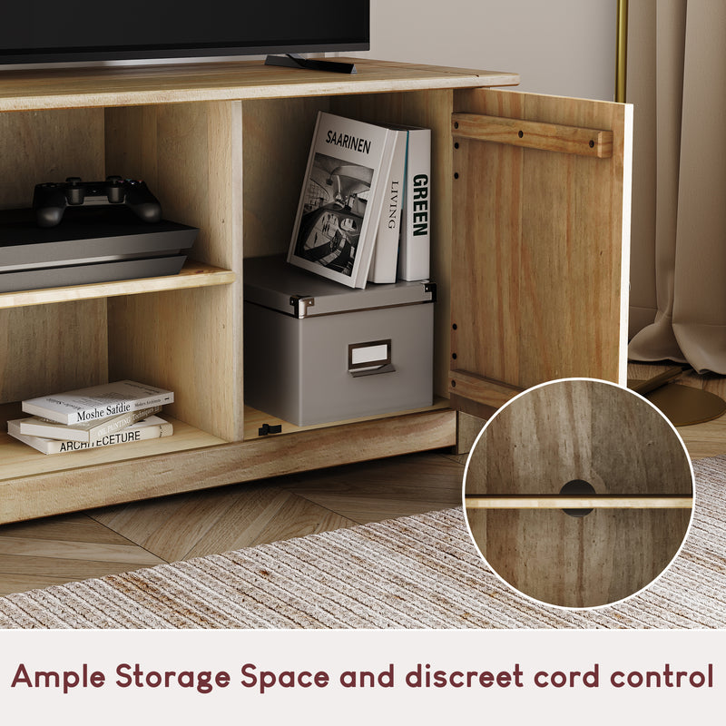 Panama 2-Door 1-Shelf Flat Screen TV Unit