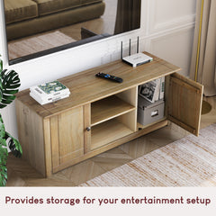 Panama 2-Door 1-Shelf Flat Screen TV Unit