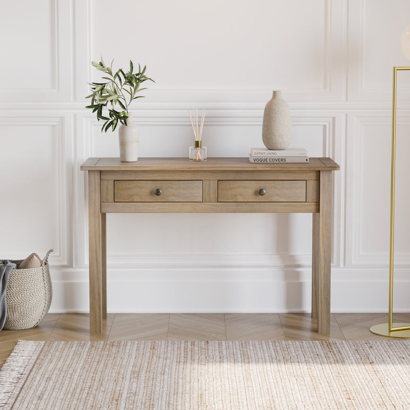Panama 2-Drawer Console Table