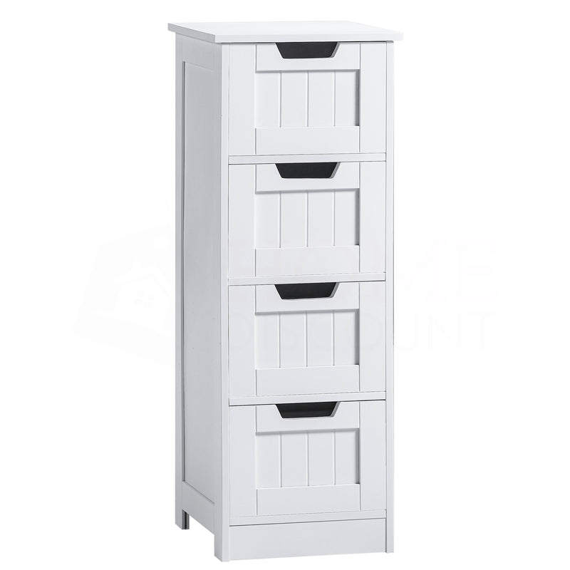 Priano 4-Drawer Freestanding Unit, White