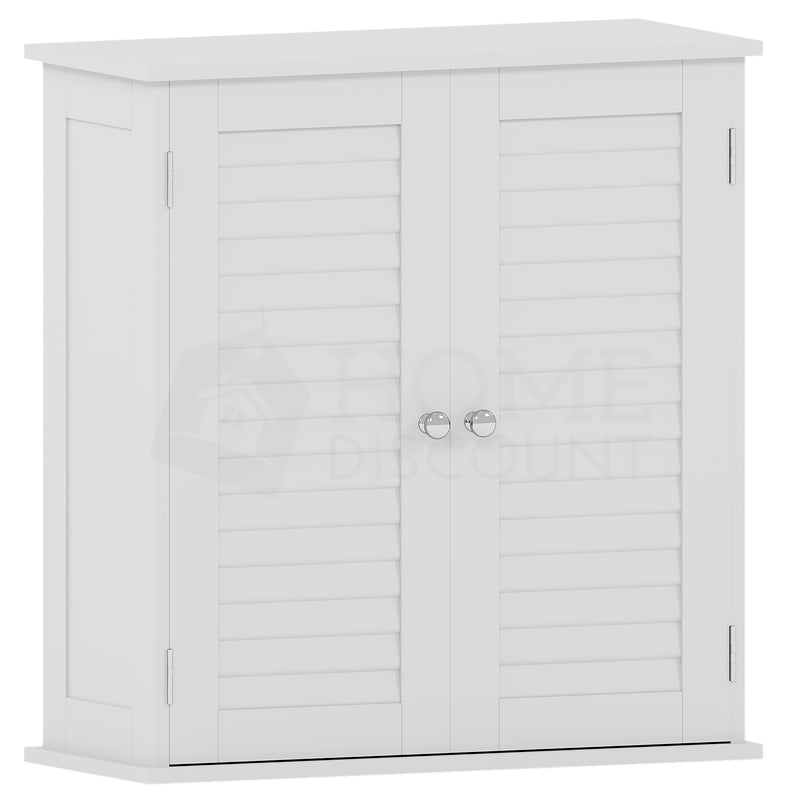 Liano 2-Door Wall Cabinet - White