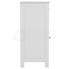 Priano 1-Door 1-Drawer Freestanding Cabinet - White