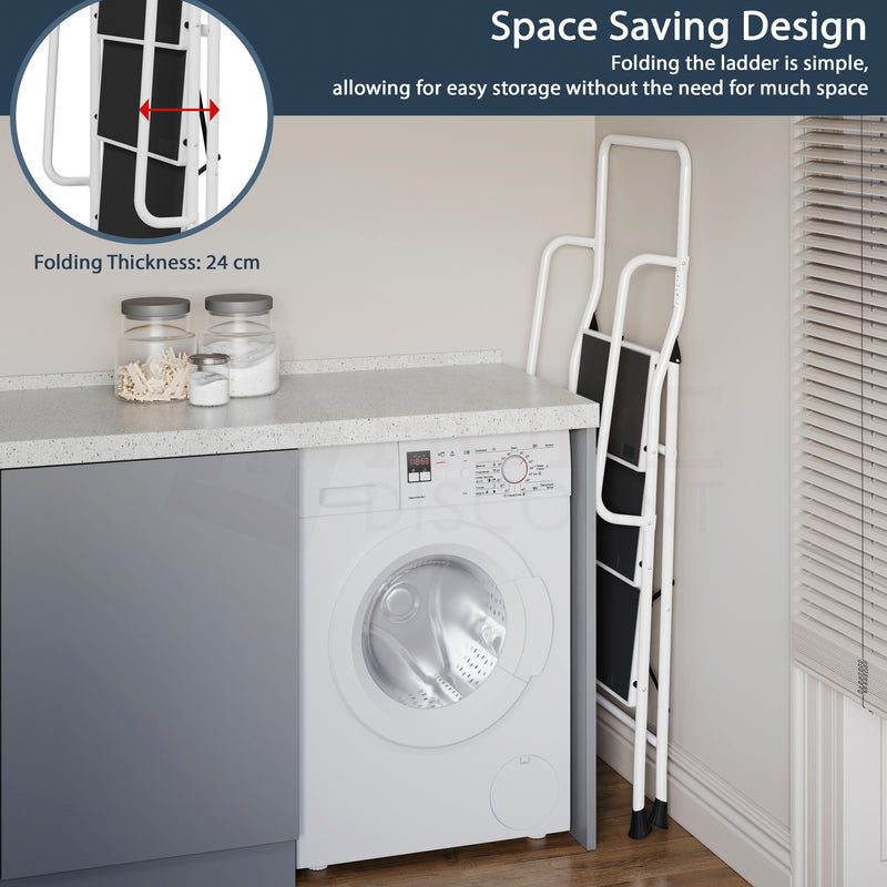 3-Step Ladder With Handrail