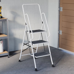 3-Step Ladder With Handrail