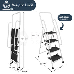 4-Step Ladder With Handrail