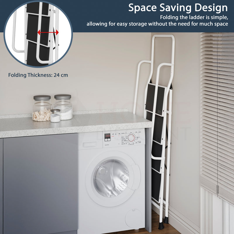 4-Step Ladder With Handrail