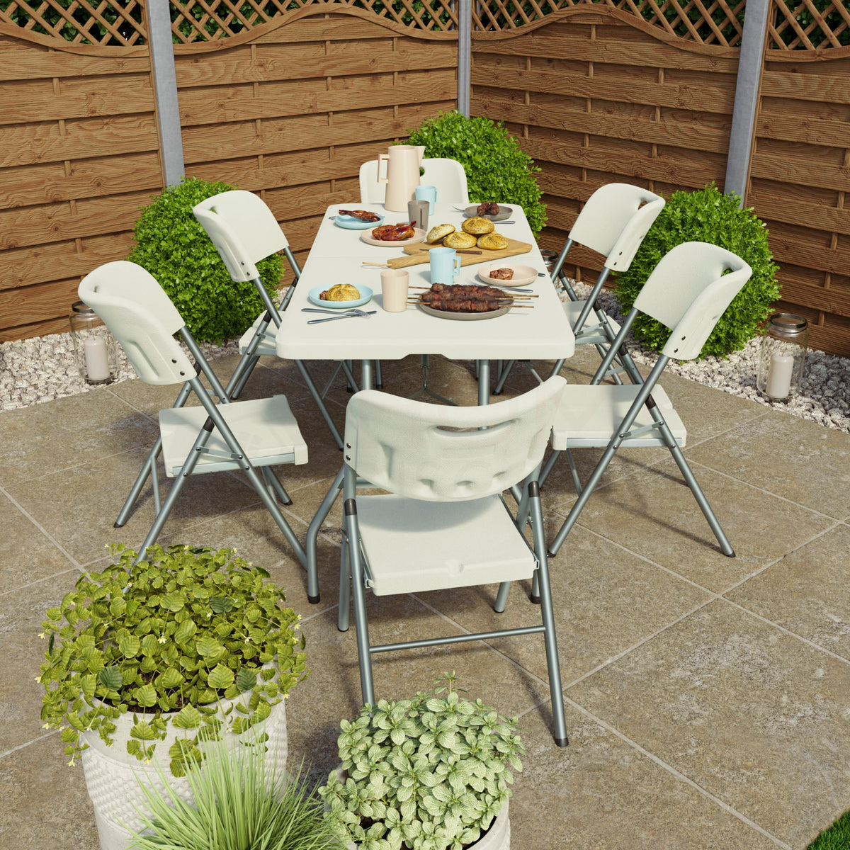 Folding Chair - Set of 6