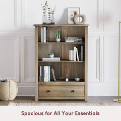 Panama 1-Drawer Bookcase