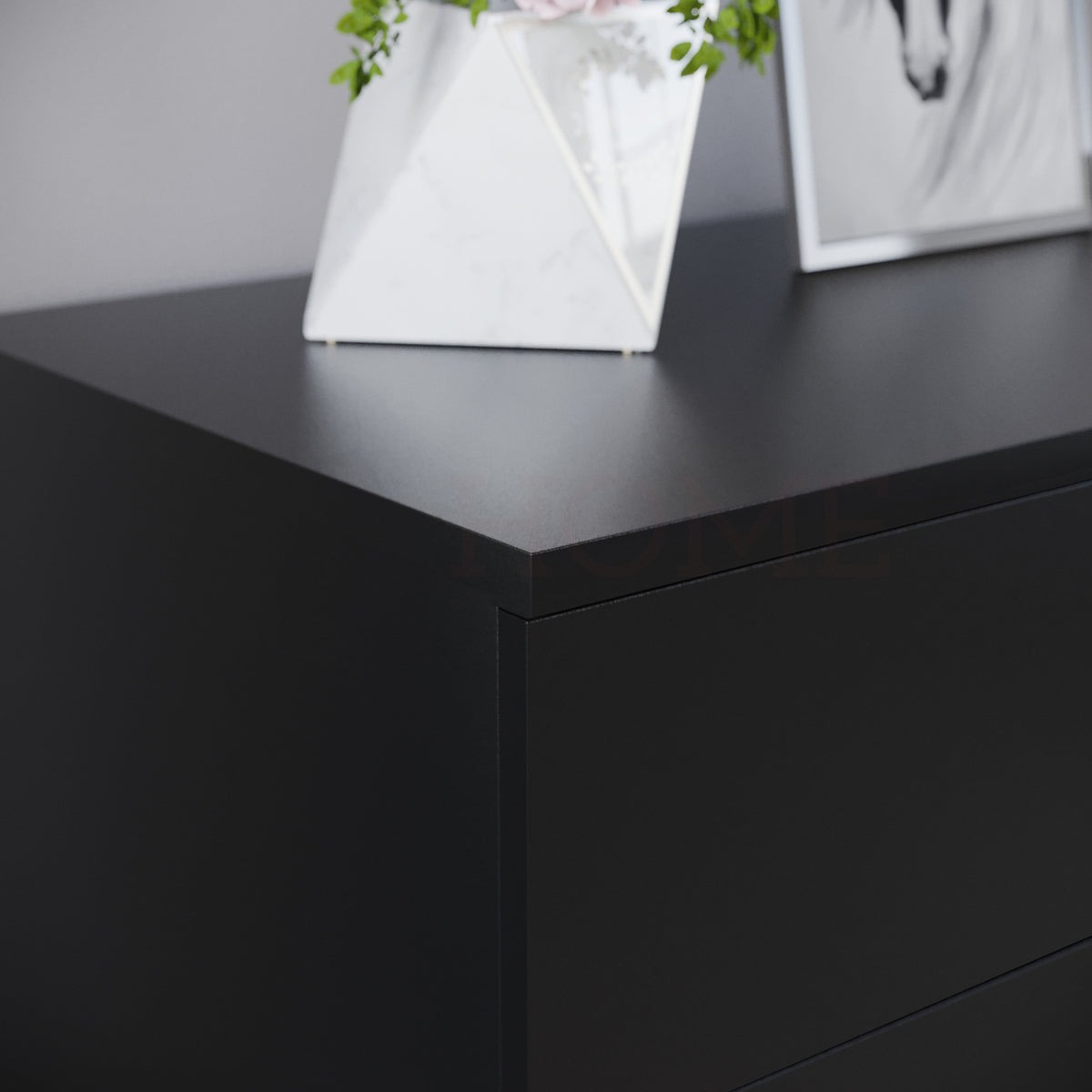Riano Trio Bedroom Set, Black