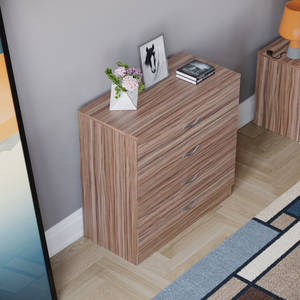 Riano 4-Drawer Chest - Walnut