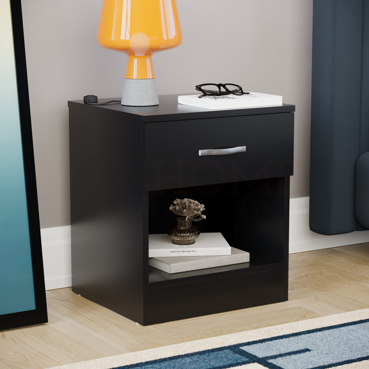 Riano Trio Bedroom Set, Black