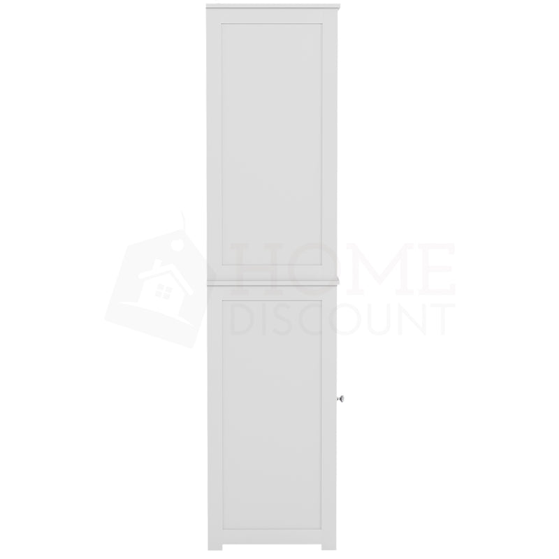 Priano 1-Door 2-Shelf Tall Cabinet - White