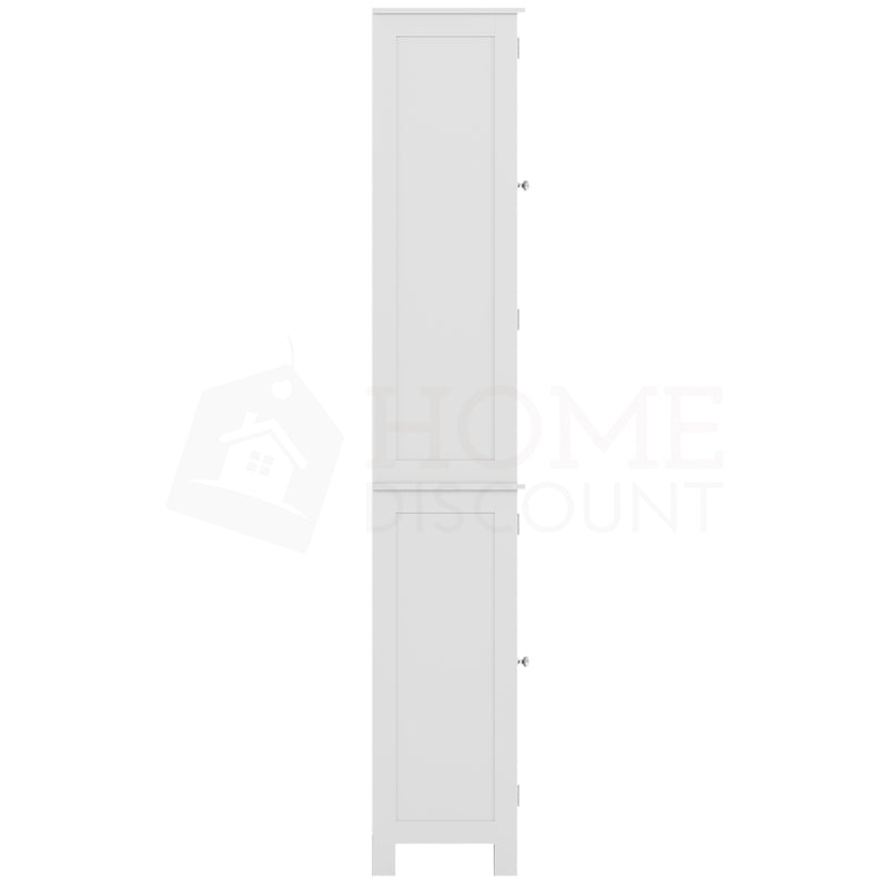 Liano 2-Door Tall Cabinet - White