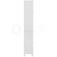 Liano 2-Door Tall Cabinet - White