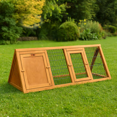 Triangle Wooden Pet Hutch - Large