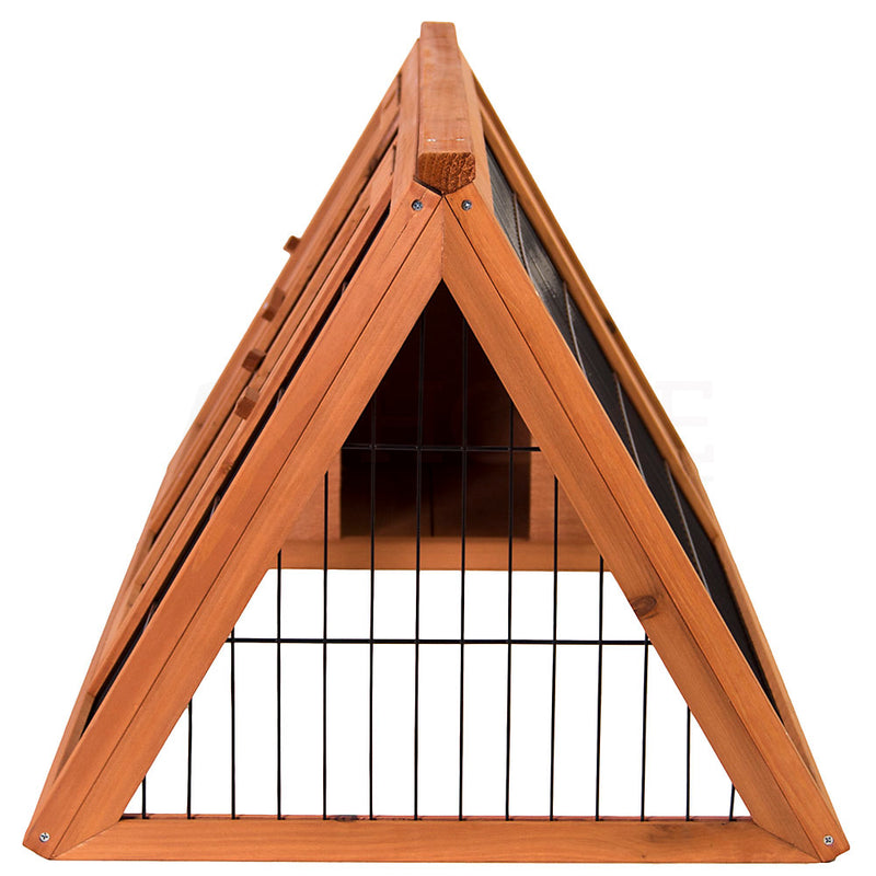 Triangle Wooden Pet Hutch - Large