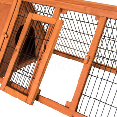 Triangle Wooden Pet Hutch - Large